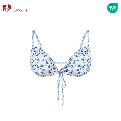 Blue Floral Bathing Suit Blue Floral Bathing Suit