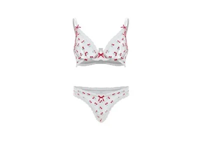 Satin Bralette Set